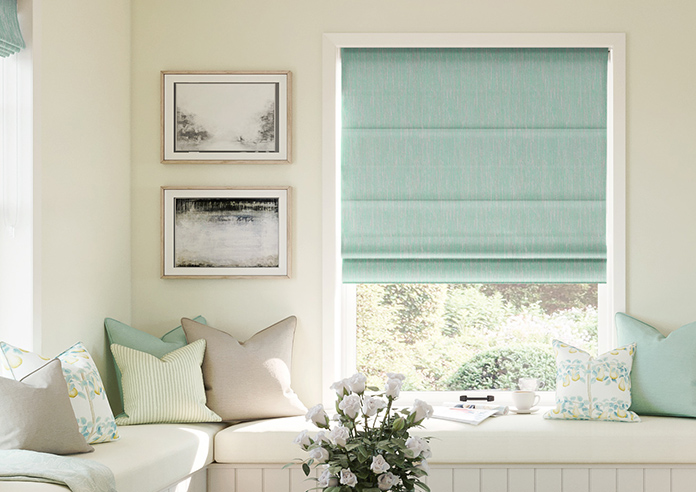 Cascade, Sea Breeze - Twist&Fit Roman Blind - Image 3